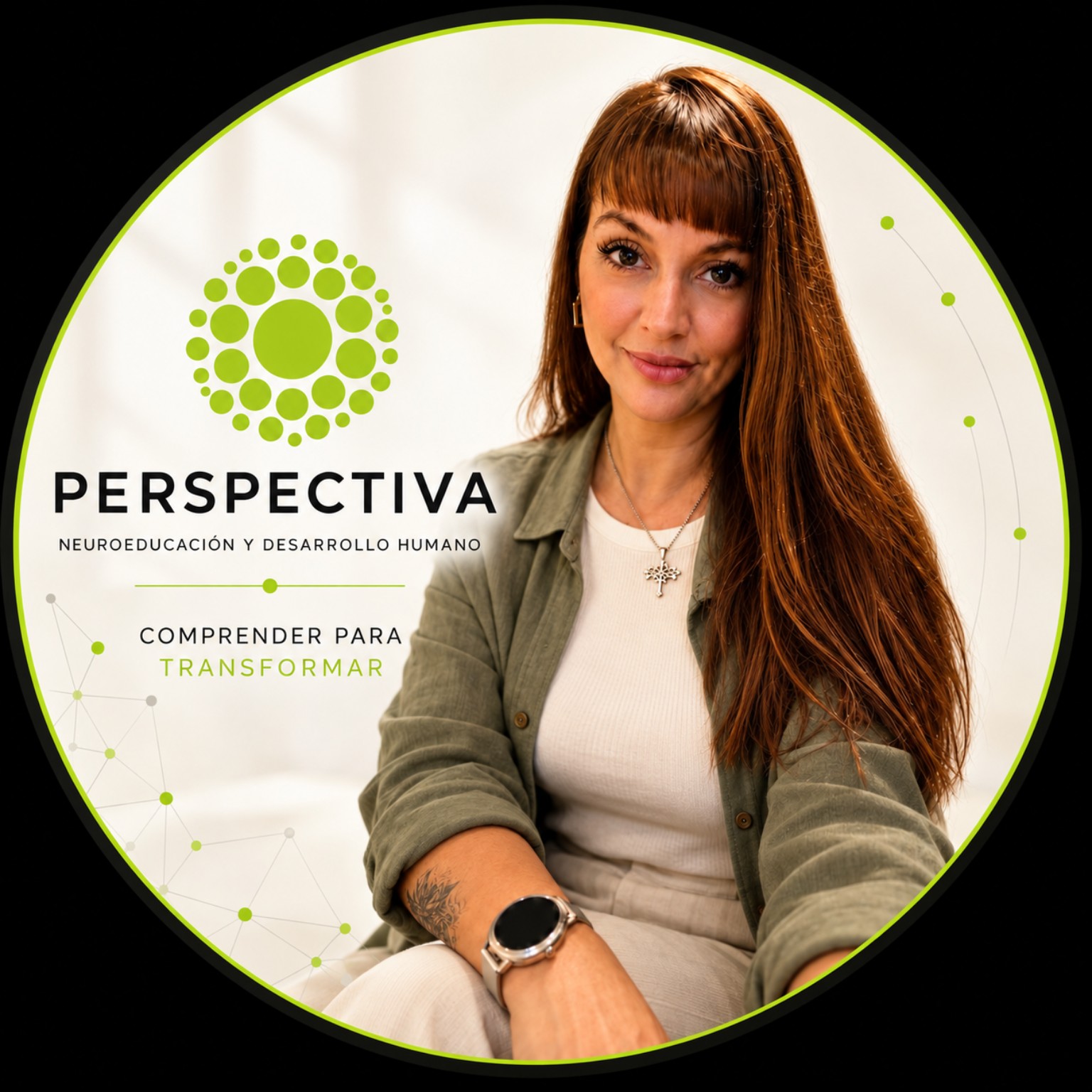 Xenia con la identidad de PERSPECTIVA sobre fondo claro